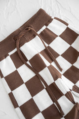CB Knitted Pants  - Chocolate