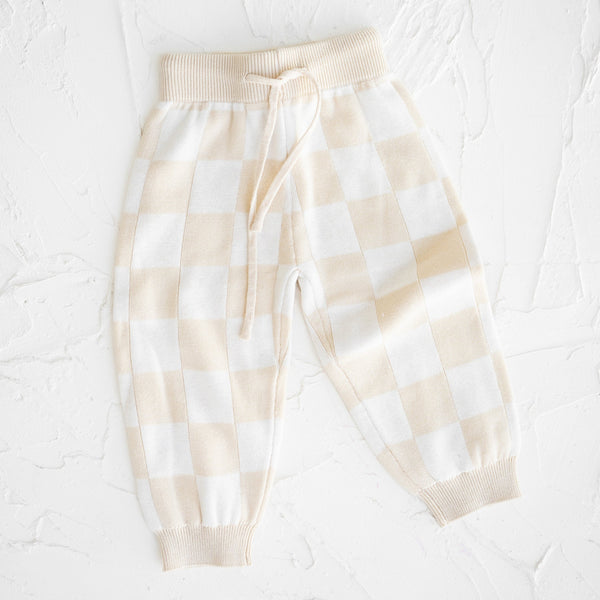 CB Knitted Pants  - Cream