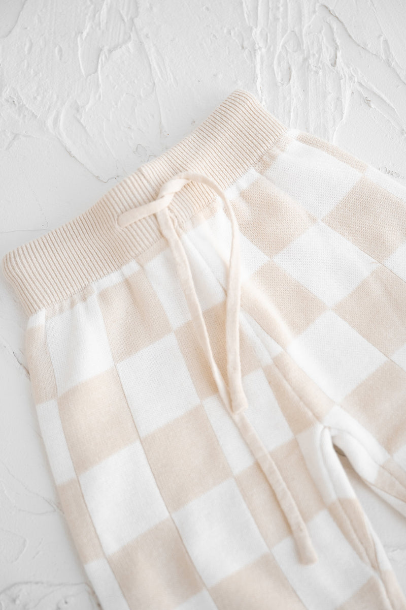 CB Knitted Pants  - Cream