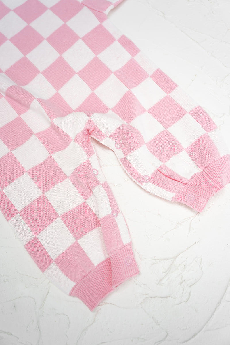 CB Knitted Lounge Suit - Baby Pink