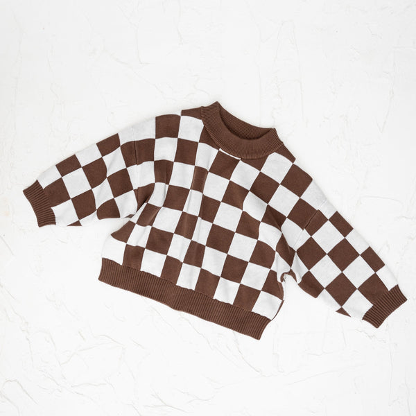 CB Knitted Jumper - Chocolate