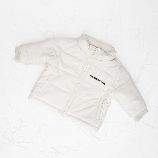 CB Puffer Jacket - Beige