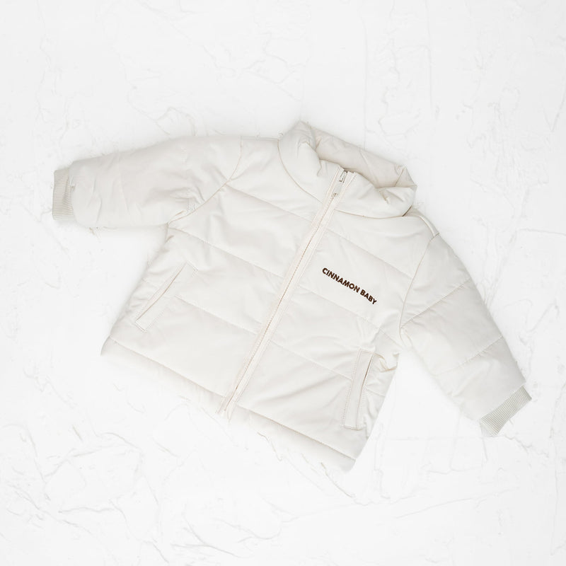 CB Puffer Jacket - Beige