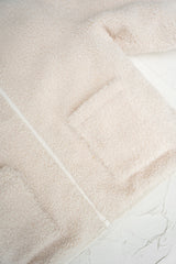 CB Beige Teddy Reversible Jacket