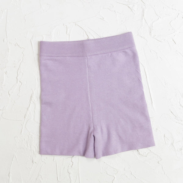 CB Womens Knit Bike Shorts - Lilac