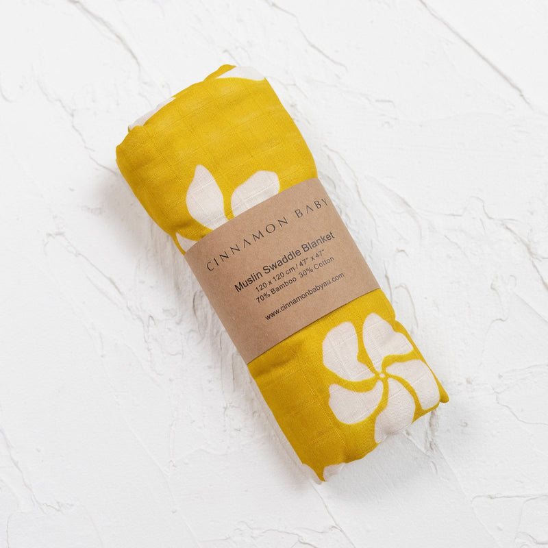 CB Mustard Honolulu Swaddle