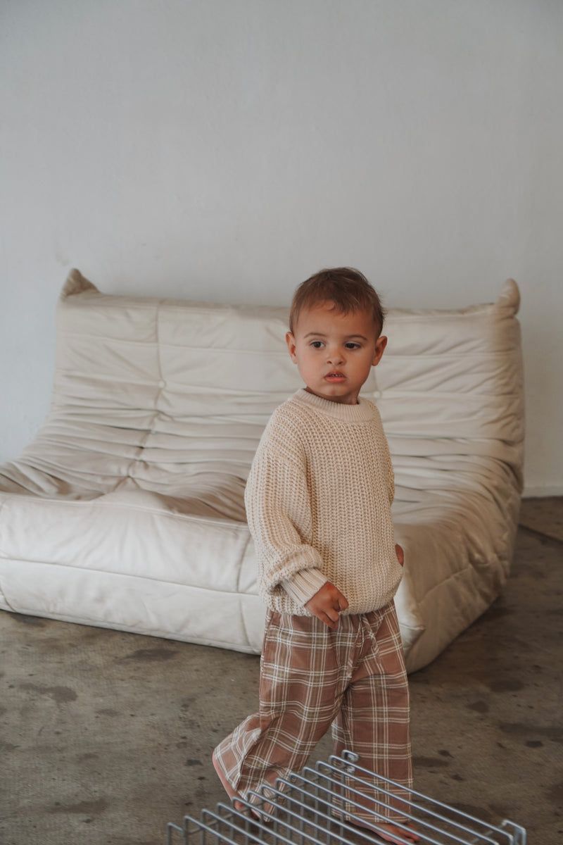 Chunky Knit Pullover - Natural