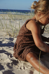 Terry WAVE Skirt- Chocolate