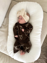 Bow Pants - Bark