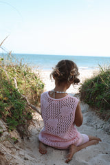 Crochet Love Vest - Blossom