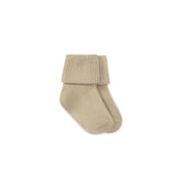 Jamie Kay Classic Rib Sock | Biscuit