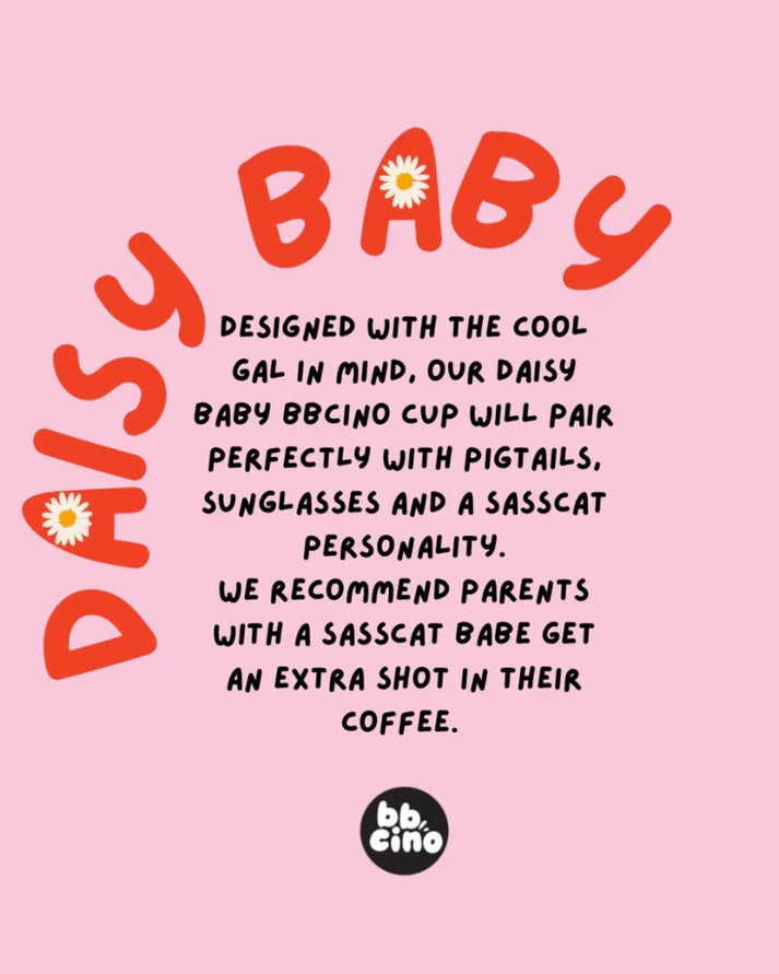 Daisy Baby Babycino Cup - 120ml (Straw Included)