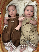 Vintage Denim Overalls - Hearts