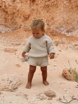 Lupa and Sol Chunky Knit Shorts | Biscuit