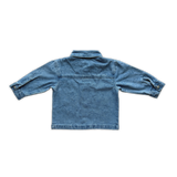 Organic Starlight Embroidery Denim Shirt Jacket