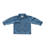 Organic Starlight Embroidery Denim Shirt Jacket