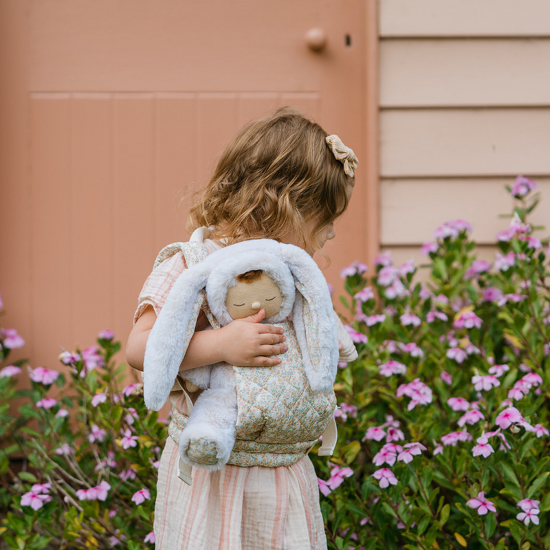 Dinkum Dolls Quilted Carrier – Garden floral