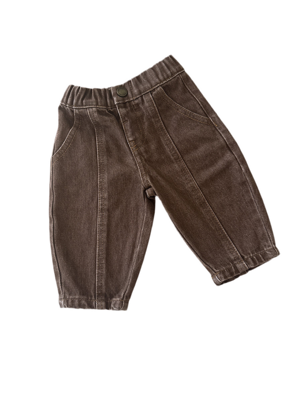 Vintage Denim Jeans - Mocha