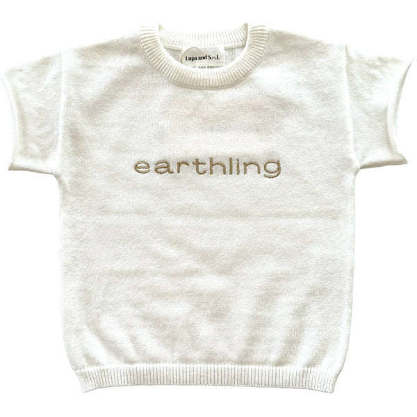 Lupa and Sol Earthling Tee | Milk