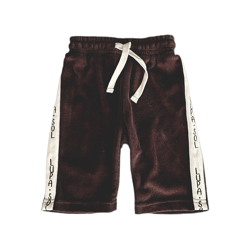Terry Logo Pants - Chocolate