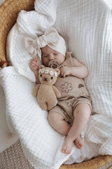 Posy + Pebble Romper | Latte+ Pecan