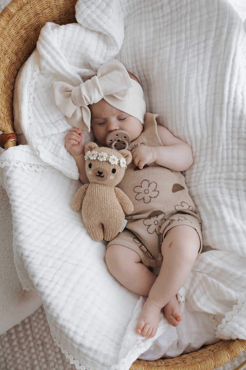 Posy + Pebble Romper | Latte+ Pecan