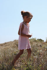 Crochet Tie Up Dress - Blossom