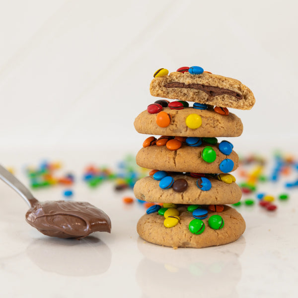 Nutella + M&Ms Lactation Cookies