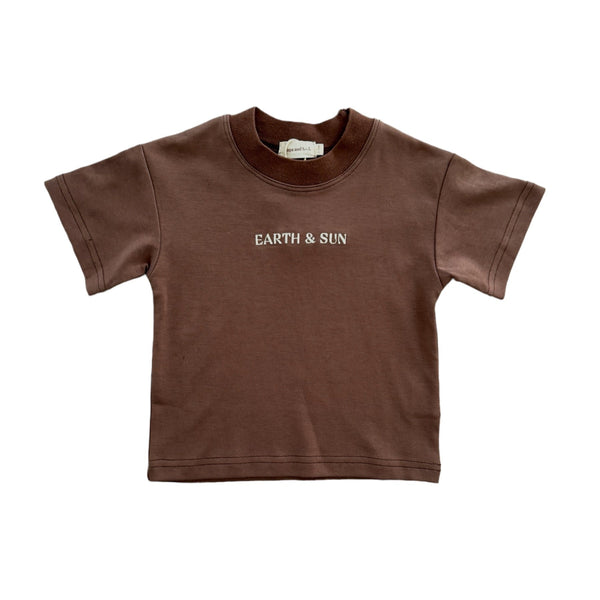 Earth and Sun Tee | Kids | Chocolate