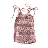 Crochet Tie Romper - Blossom