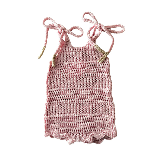 Crochet Tie Romper - Blossom