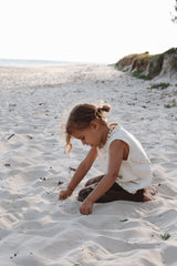 Linen Frill Top - Natural
