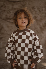 CB Knitted Jumper - Chocolate