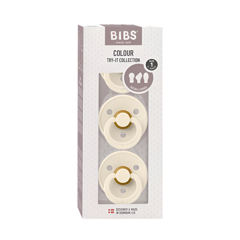 BIBS Try it Colour 3pk | Ivory