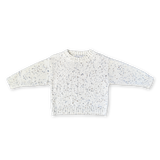 Organic Funfetti Knit Pull Over - Surf
