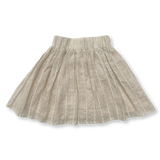 Grown Embroidered Wiggle Tutu Skirt - Tan