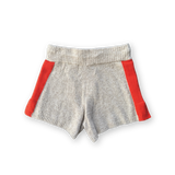 Grown Knitted Terry Shorts - Dune/Rosso