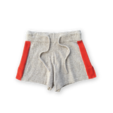 Grown Knitted Terry Shorts - Dune/Rosso