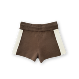 Grown Milano Knitted Shorts - Cafe