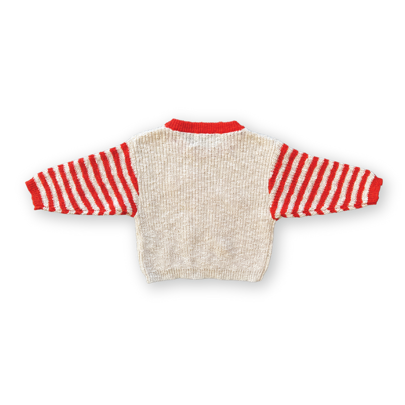 Grown Candy Cane Christmas Jumper