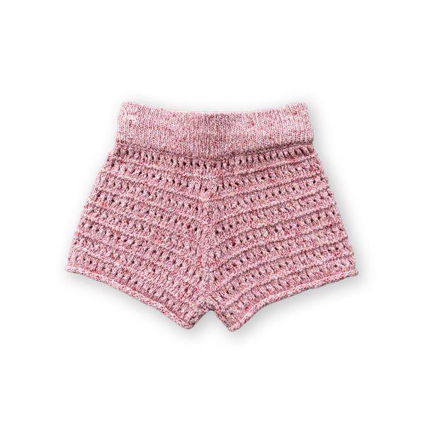 Grown Summer Open-Knit Shorts