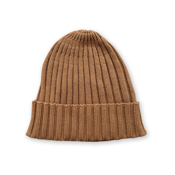 Ribbed Pixie Beanie - Toast