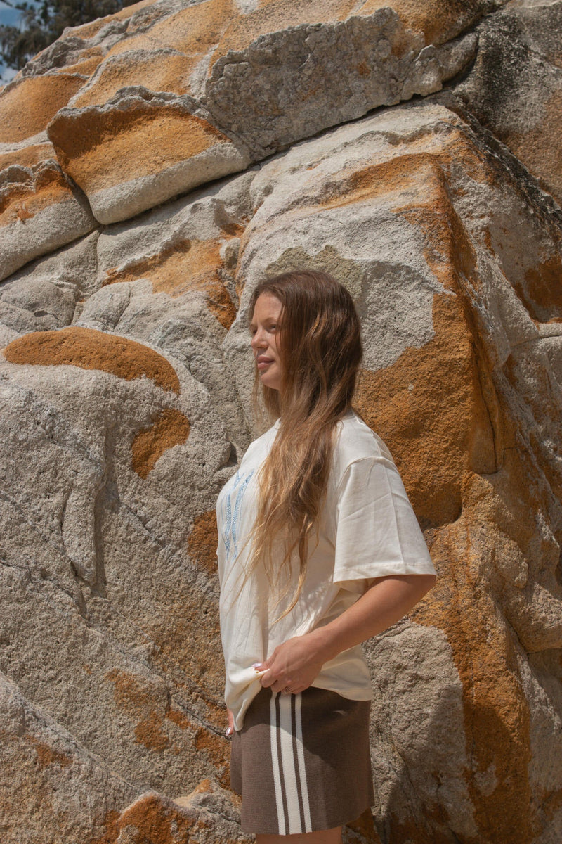 Ladies Organic Milano Knit Short - Mud