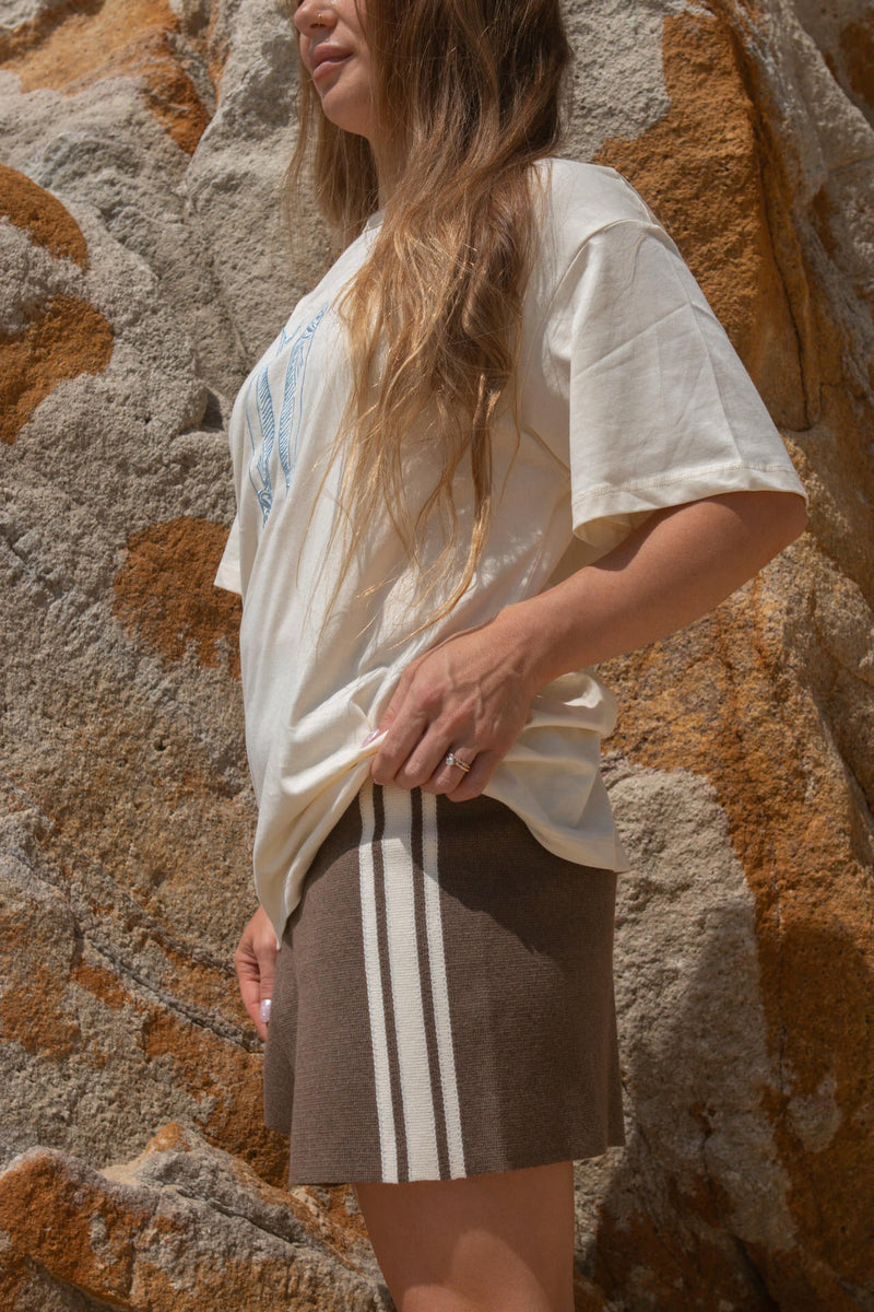 Ladies Organic Milano Knit Short - Mud