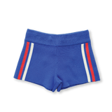 Grown Milano Stripe Shorts - Pacific