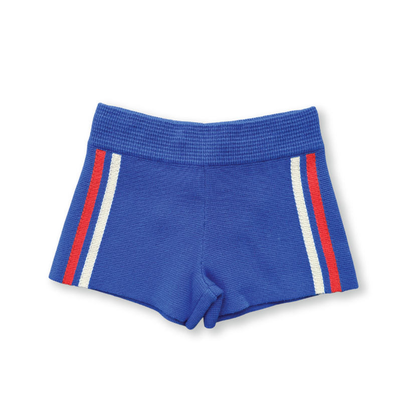 Grown Milano Stripe Shorts - Pacific