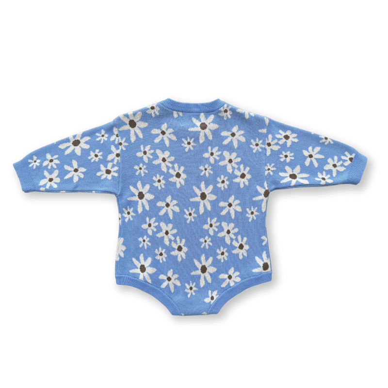 Grown Wild Flower Romper - Sky