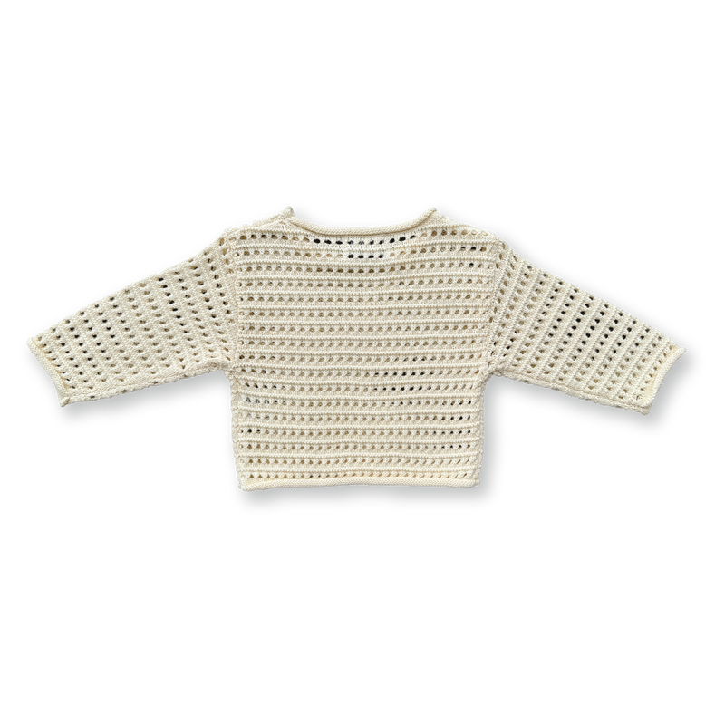 Grown Summer Knit Pull Over - Milk