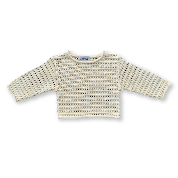 Grown Summer Knit Pull Over - Milk