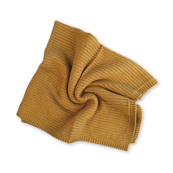 Organic Rib Knit Baby Blanket